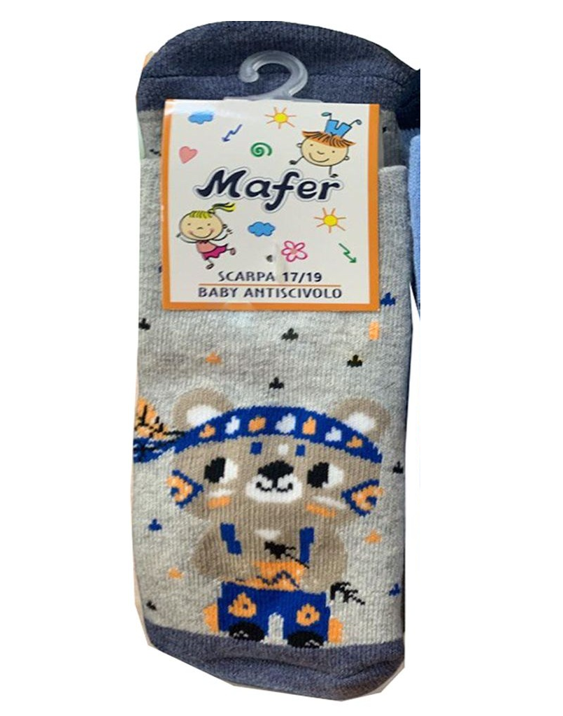 Mafer Calzini Antiscivolo Baby Scarpa  20/23 - Vari colori