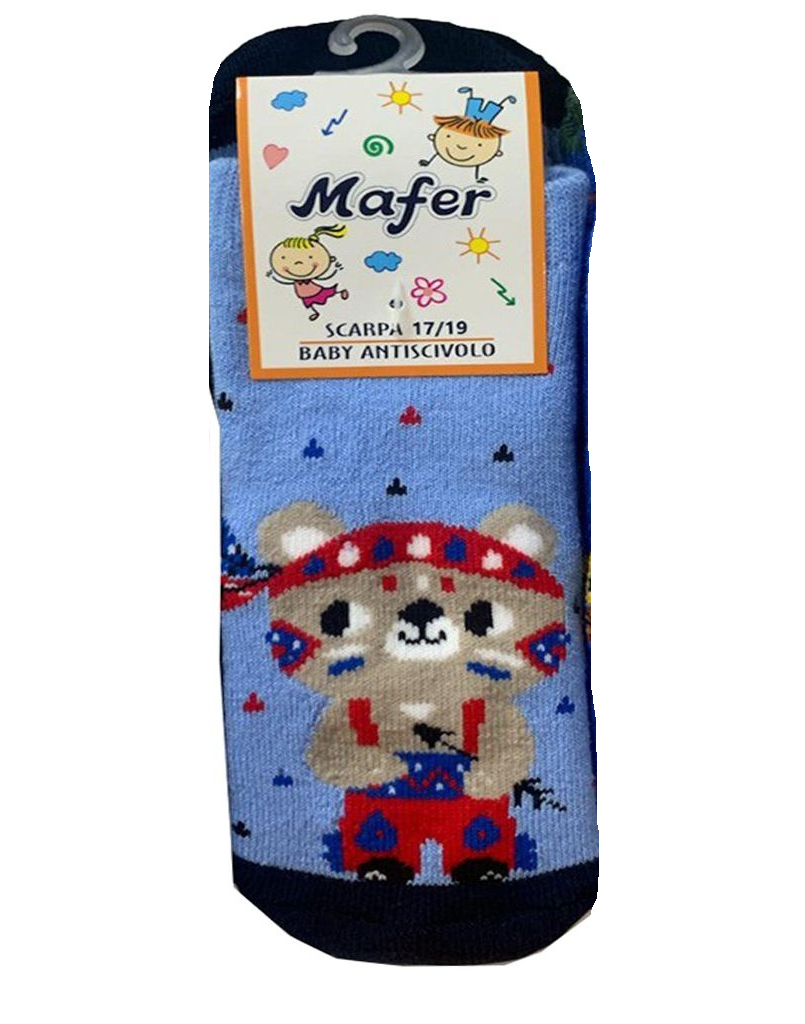 Mafer Calzini Antiscivolo Baby Scarpa  20/23 - Vari colori