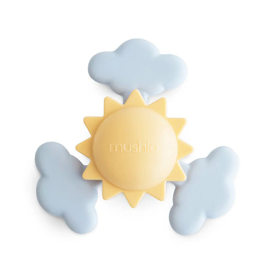Mushie Gioco Spinner con ventosa Sole 10m+