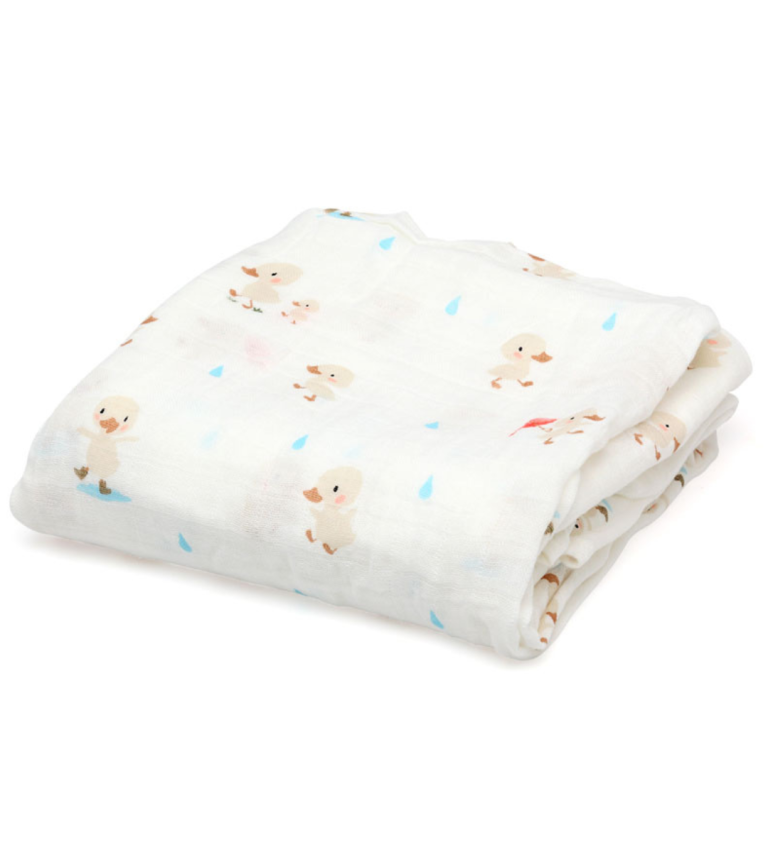 Kiokids Mussolina 120x120 cm in Bambù e Cotone
