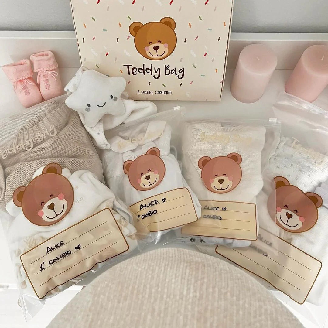 Teddy Bag 8 Sacchetti Corredino