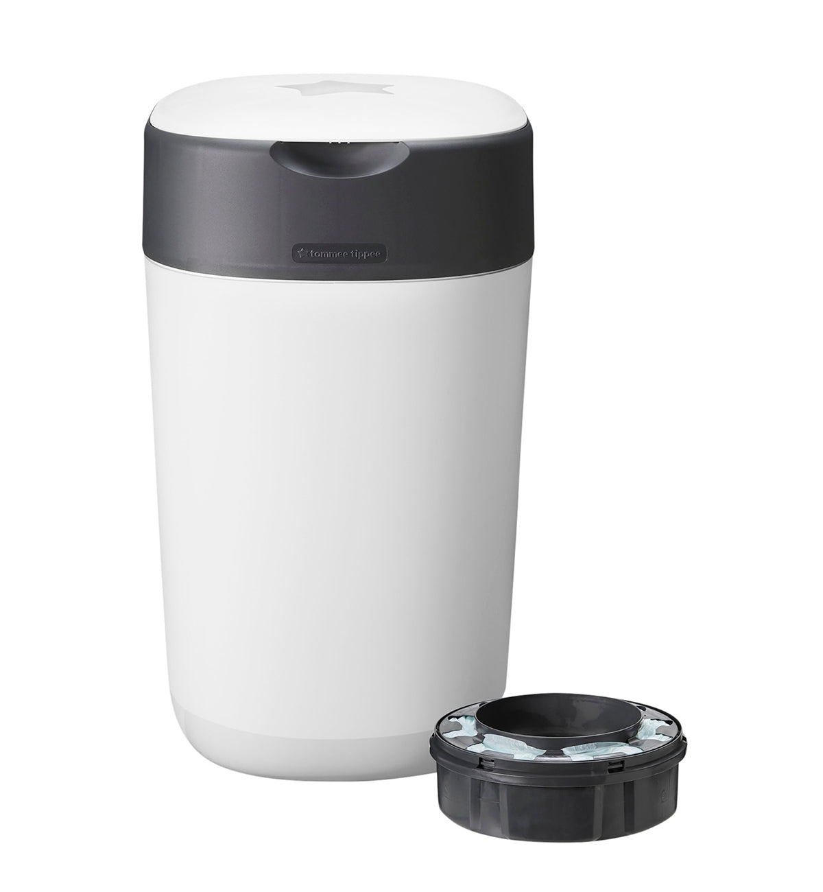 Tommee Tippee - Twist and Click Cestino per pannolini (Mangiapannolini) avanzato Bianco