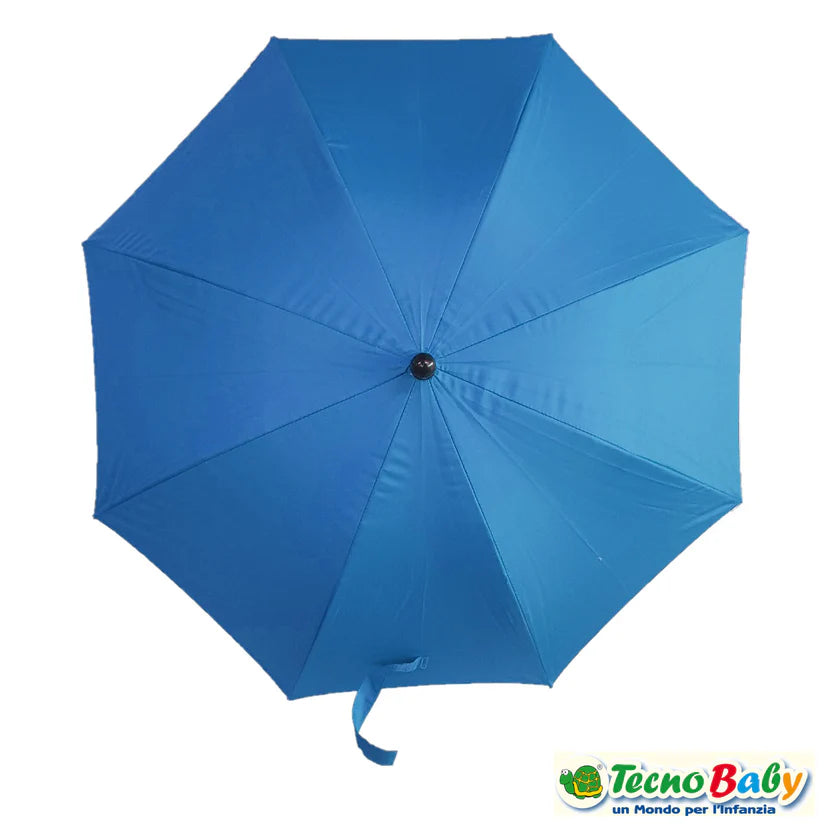 Tecnobaby Ombrellino Parasole Anti UV per Passeggino col. Blu