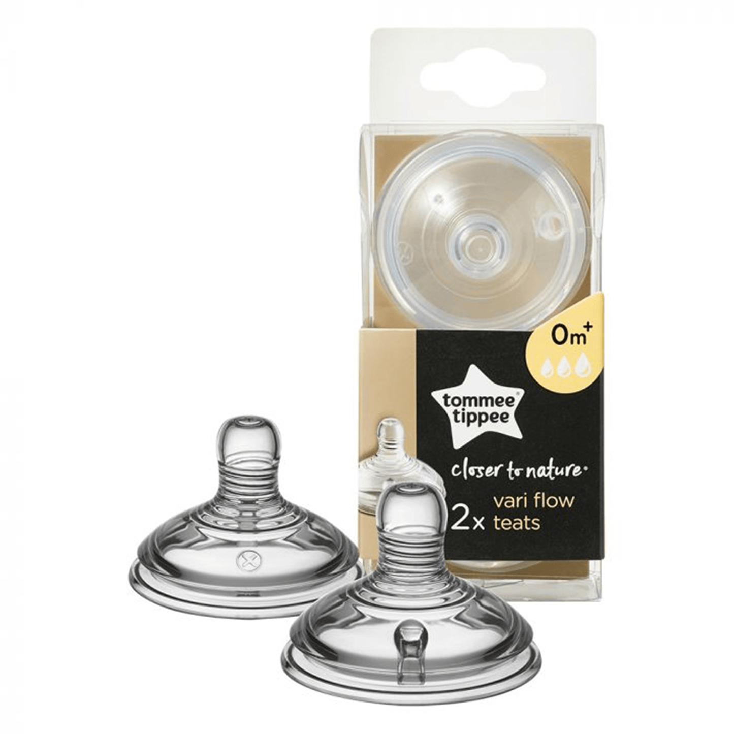 Tommee Tippee - Tettarelle in Silicone 2pz 0m+