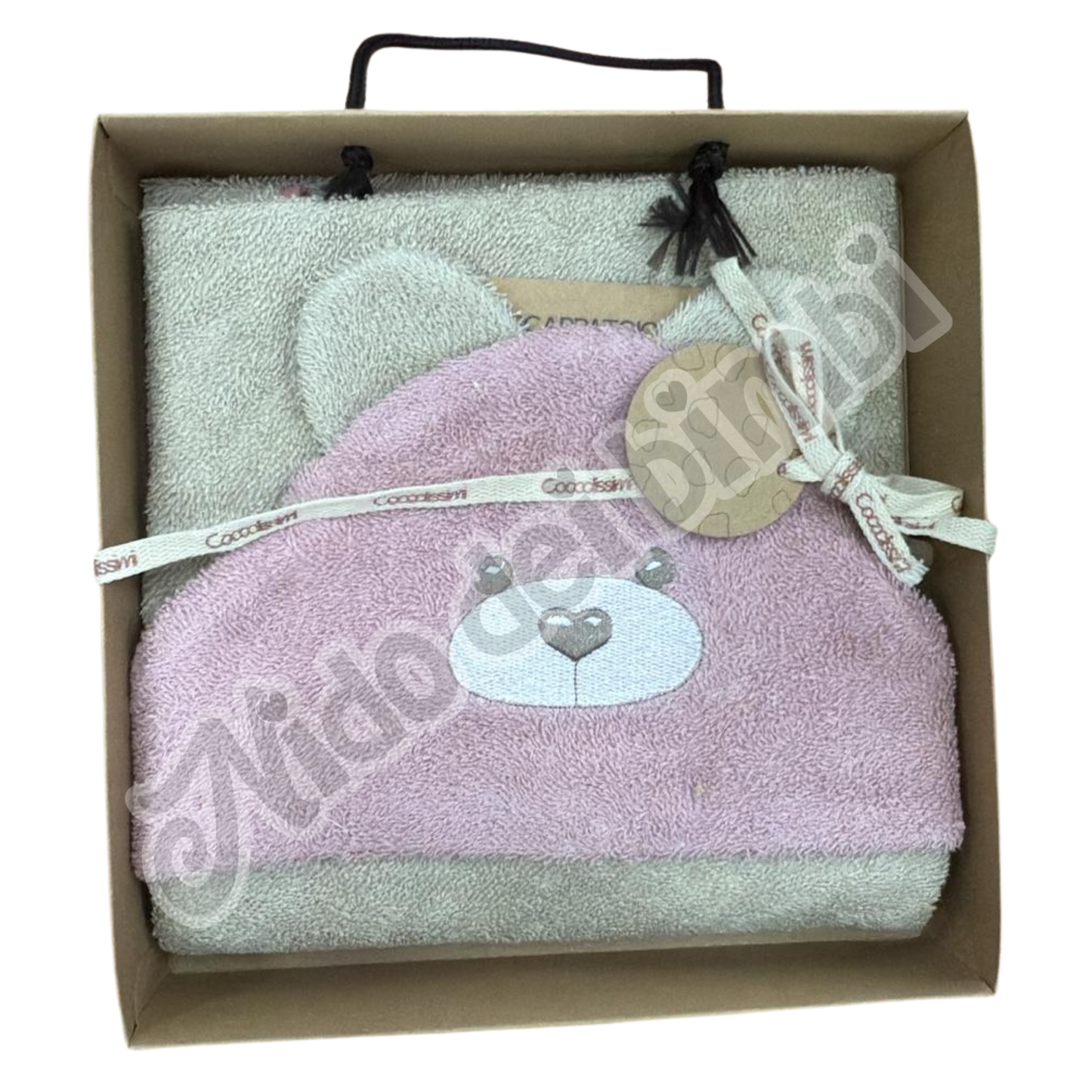 Coccolissimi Accappatoio Triangolo Spugna 100% Cotone - Serie Teddy