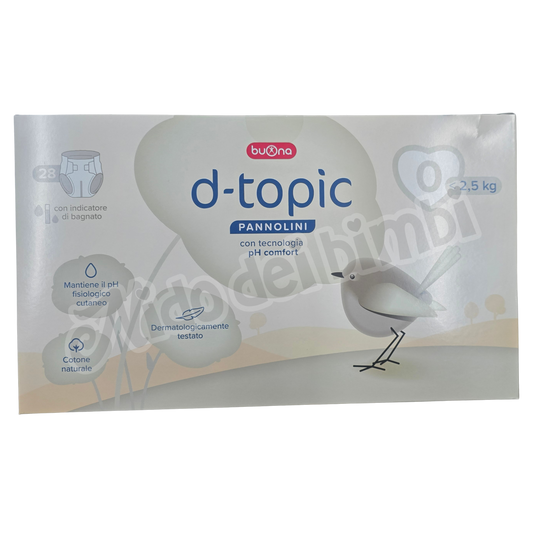 D-Topic Pannolini con tecnologia pH comfort