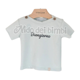 Bamboom Maglietta con stampa, bottincini spalle Water Petrol 113 Taglia 1 mese