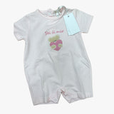 Nanan Pagliaccetto Jersey c/orso Rosa 3 mesi