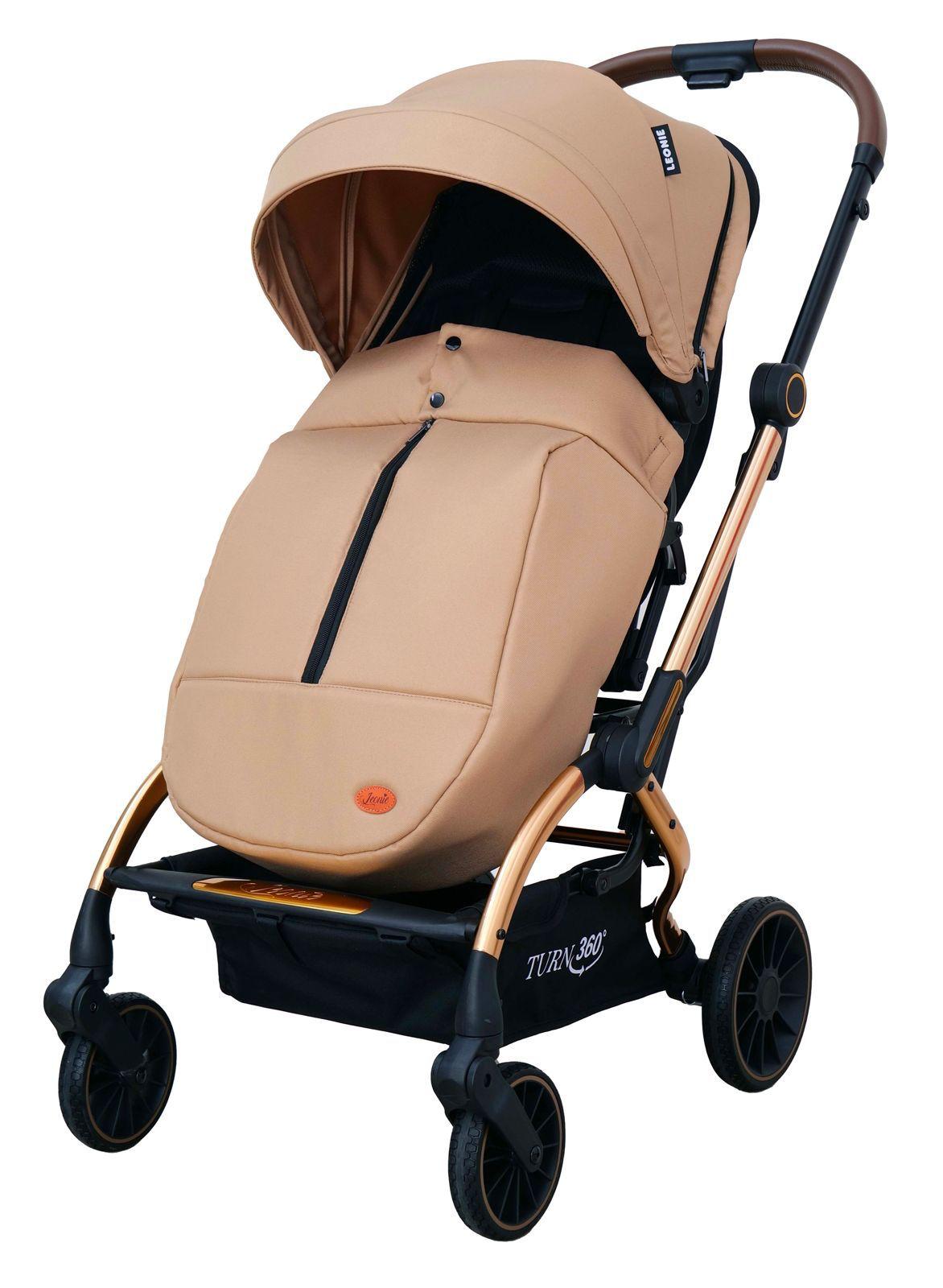 Leonie Passeggino Turn 360° - Reversibile fronte strada/manico - 0/22 Kg