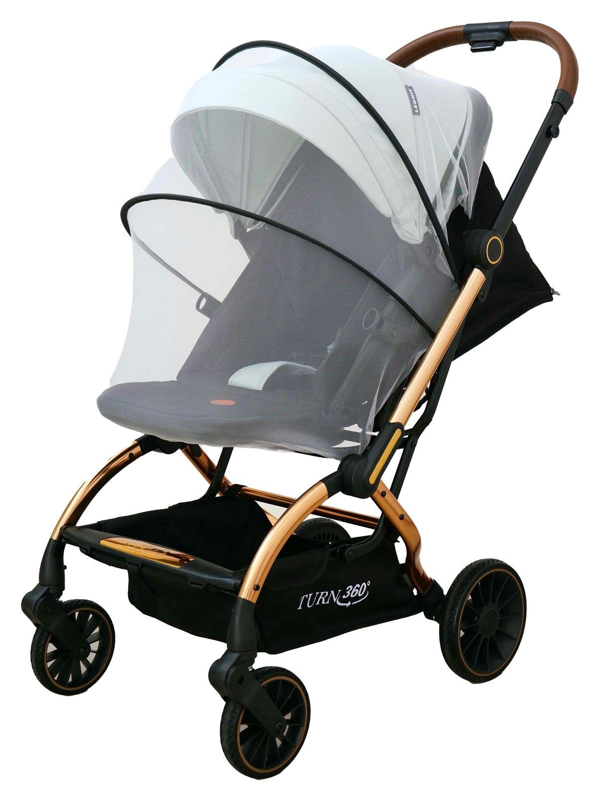 Leonie Passeggino Turn 360° - Reversibile fronte strada/manico - 0/22 Kg