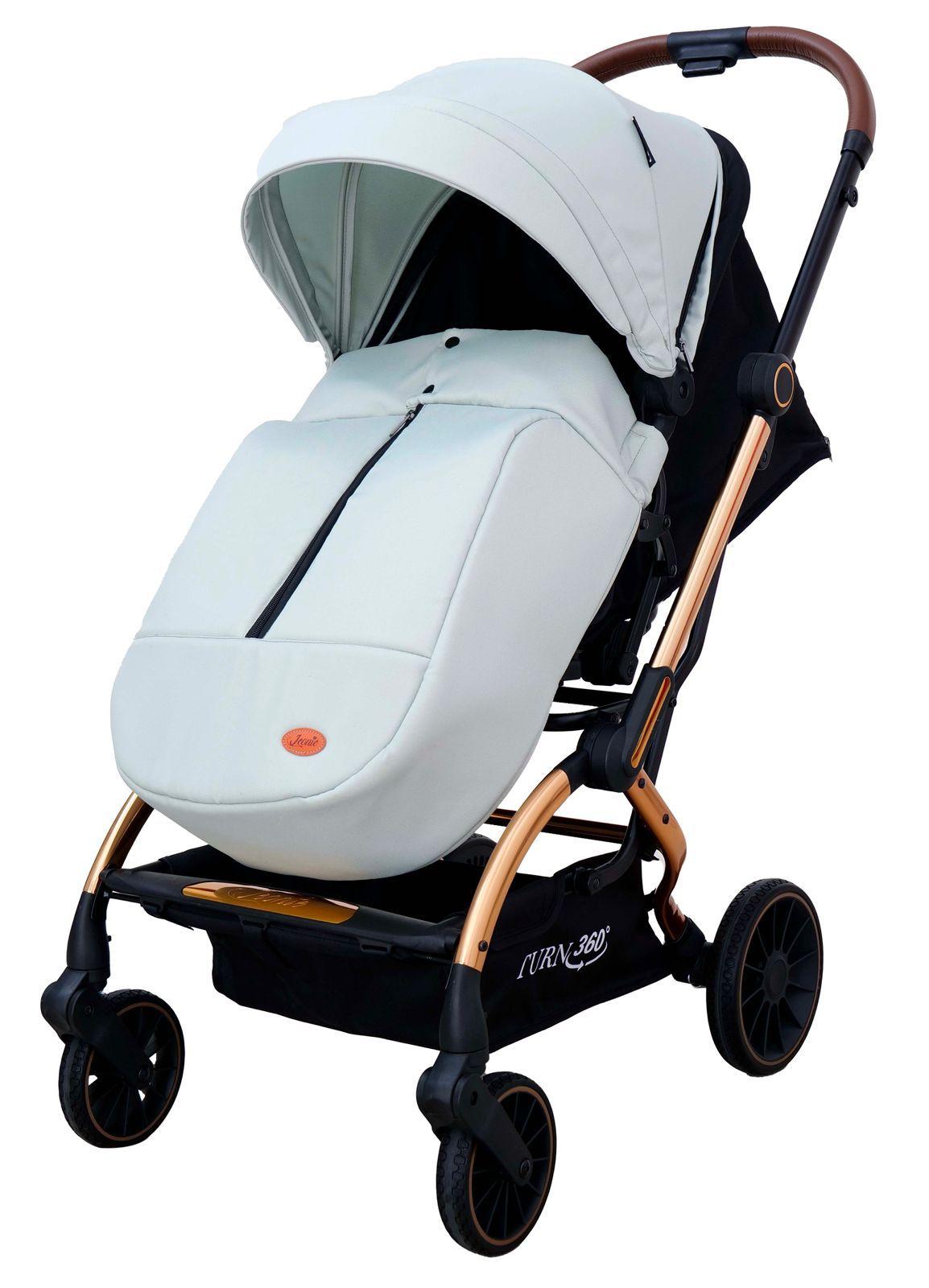 Leonie Passeggino Turn 360° - Reversibile fronte strada/manico - 0/22 Kg