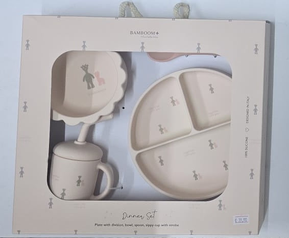 Bamboom Set Pappa Dinner Set in Silicone 4 pz