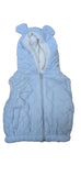 Bamboom Gilet con Orecchie - Water Blue 56 - 6 mesi
