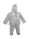 Blues Baby Completo 3 pz Rosa BB1685A - Maglia, pantalone e Giacca con cappello - 12 mesi