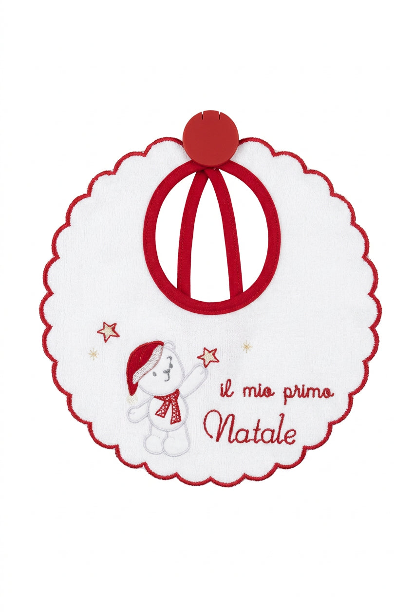 Bavetta "Il mio primo Natale" - varie fantasie - 100% Cotone