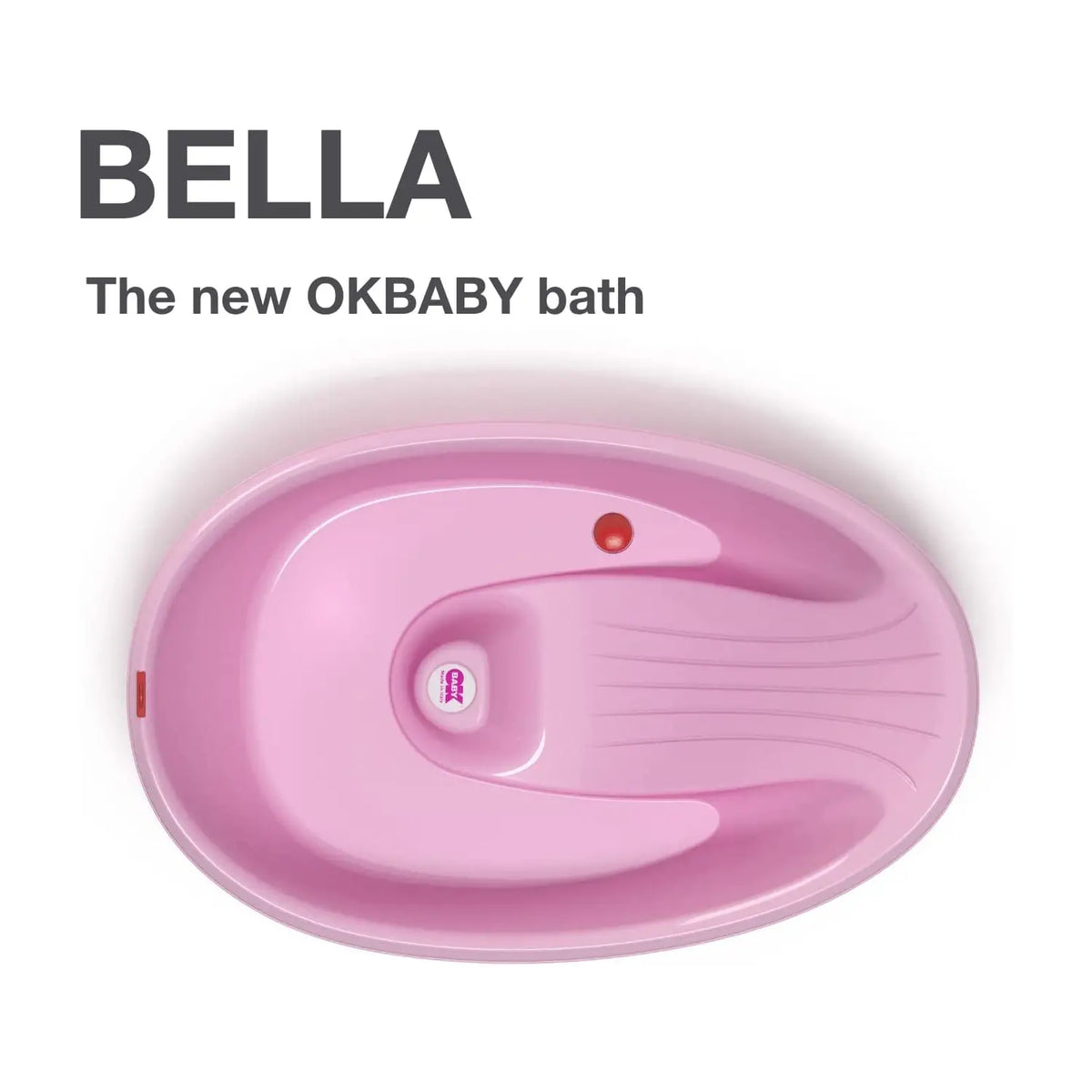 Ok Baby Bella - Vaschetta con doppia seduta e termometro 0-12 mesi