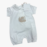 Nanan Pagliaccetto Jersey Orsetto Bianco 6 mesi