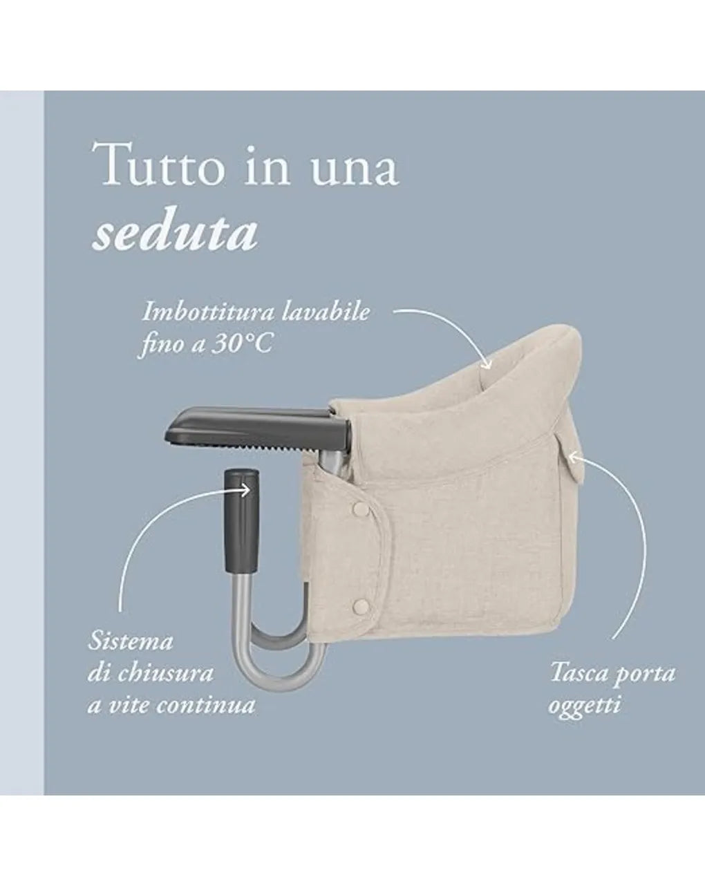 Inglesina Fast - Seggiolino da tavolo - Desert Beige
