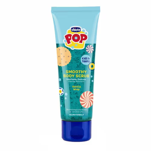 Chicco Pop Crema Scrab Esfoliante Delicato alla Vaniglia 150 ml - Kids e Teen