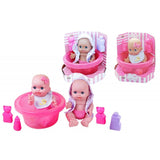 Kidz Corner Baby e Me - Bebè 30 cm con tinozza