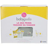 Babygella La mia prima trousse da viaggio - Bagno delicato 250 ml, Pasta per il cambio 100 ml, Salviette Delicate detergenti 15pz