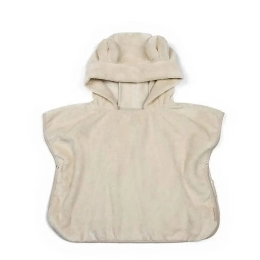 Bamboom Poncho Waffle bambù Mare Taglia 2-4A Sand