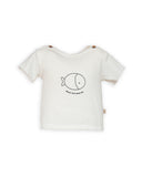 Bamboom T-shirt a maniche corte con stampa OFF WHITE 100% Bambù organico