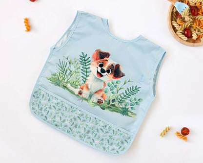 Kiokids Bavaglino impermeabile con tasca - senza maniche
