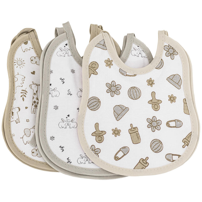Irge Baby Set 6 Bavette in Cotone