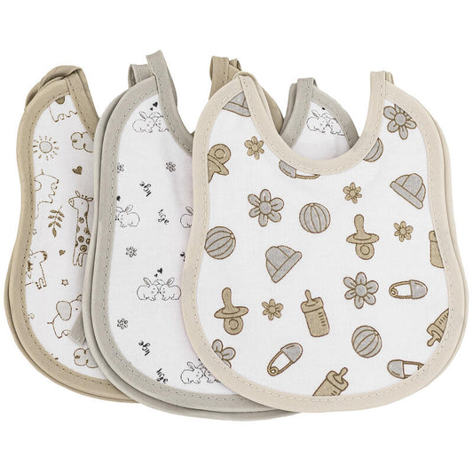 Irge Baby Set 6 Bavette in Cotone