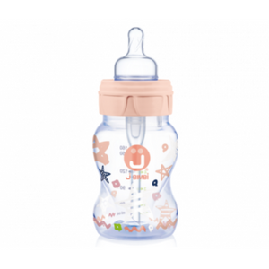 J Bimbi Biberon Trendy con tettarella anticolica ed antiotite 160 ml