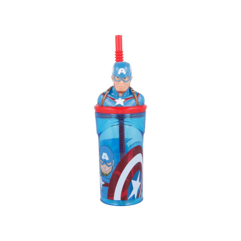Stor Bicchiere con cannuccia 3D