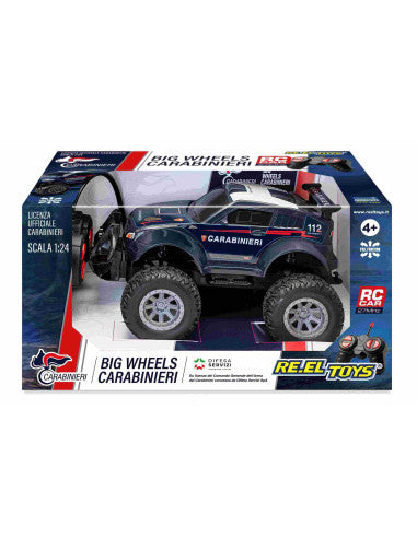 Reel Toys Auto Big Wheels Polizia/Carabinieri R/C Scala 1:24