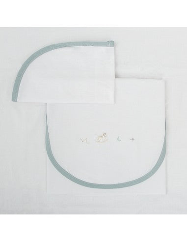 Bimbidreams Set Lenzuola 3 pezzi - 100% Cotone - 80x40cm