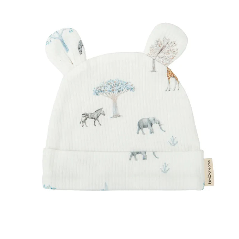 Bimbidreams Cappellino 0-1 mese in Bambù e Cotone