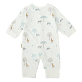 Bimbidreams Pigiama 1-3 mesi Tanzania bianco in Bambù 50% e Cotone 50%