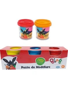 Ods - Pasta da modellare Bing 3 vasetti da 112 gr