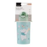 KikkaBoo Borraccia con Cannuccia Bambini 450 ml Music Fest 4 Anni+