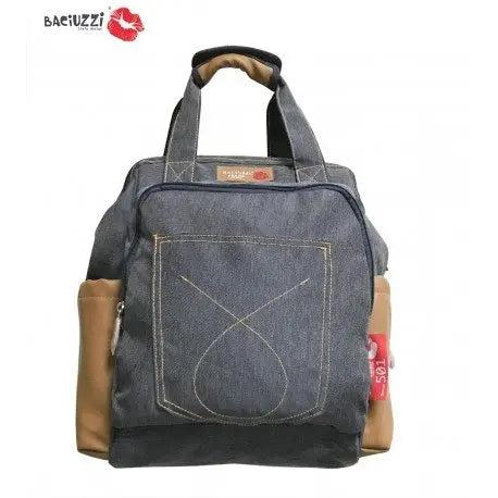 Baciuzzi Borsa Zaino Jeans Shelly Mama Bag