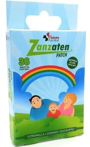 Zanzaten Patch 36 pz antizanzare alla citronella geranio ed eucalipto