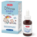 Buona Difesa Baby Gocce - Integratore Alimentare a base di Vitamina D, Zinco e Lattoferrina - senza glutine - 20 ml