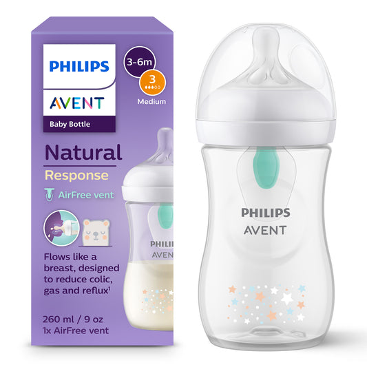Avent Philips Biberon Natural Airfree 3-6m 260ml