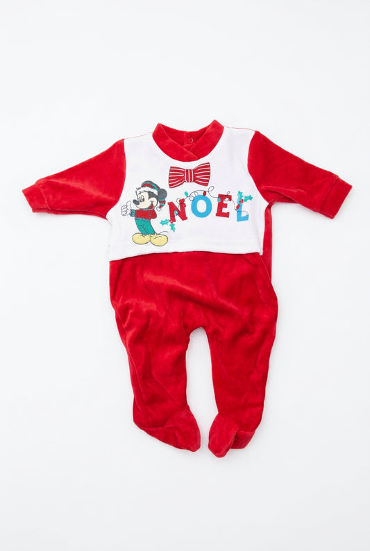 Ellepi Tutina Natalizia Mickey in ciniglia - Art. WQ 3017