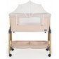 Cangaroo Culla Adoro Baby Crib Fiancoletto - Altezza regolabile, materasso, zanzariera e ruote