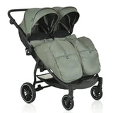 Cangaroo TwinGo Passeggino Gemellare Col Mineral Green