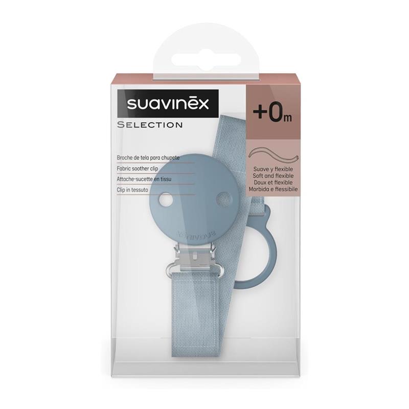 Suavinex Catenella Clip in Tessuto Porta succhietto