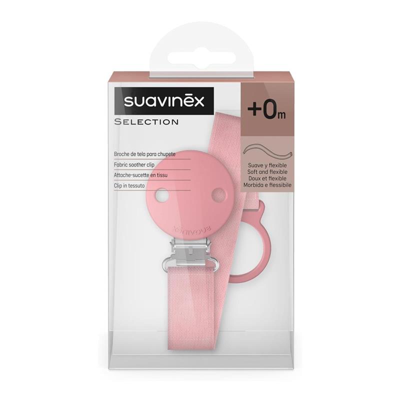 Suavinex Catenella Clip in Tessuto Porta succhietto