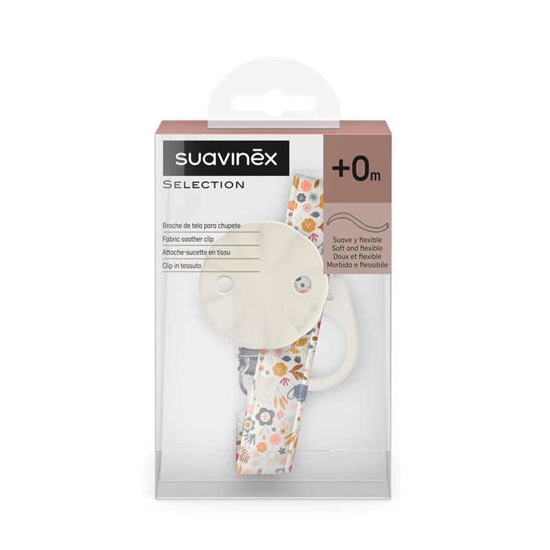 Suavinex Selection Catenella clip in tessuto morbida e flessibile