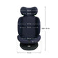 Kinderkraft Seggiolino 360° Auto I-Grow 2 Plus i-Size 40-150 cm R129