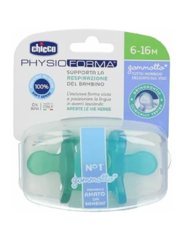 Chicco Succhietto Physioforma Soft 2 pz 6/16 mesi